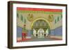 Sketch For the Opera, The Golden Cockerel, by Nikolai Rimsky-Korsakov-Ivan Bilibin-Framed Giclee Print