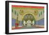 Sketch For the Opera, The Golden Cockerel, by Nikolai Rimsky-Korsakov-Ivan Bilibin-Framed Giclee Print