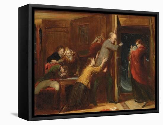 Sketch for 'The Outcast', 1851-Richard Redgrave-Framed Stretched Canvas