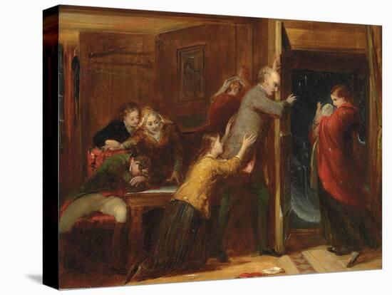 Sketch for 'The Outcast', 1851-Richard Redgrave-Stretched Canvas