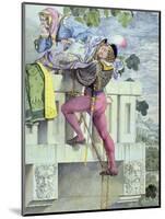 Sketch for the Passions.. Love, 1853 (Pen, Ink, W/C and Graphite on Paper)-Richard Dadd-Mounted Premium Giclee Print