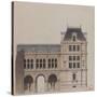 Sketch for the Reconstruction of the Paris City Hall-Gabriel Davioud-Stretched Canvas