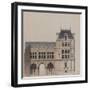 Sketch for the Reconstruction of the Paris City Hall-Gabriel Davioud-Framed Giclee Print