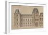 Sketch for the Reconstruction of the Paris City Hall-Gabriel Davioud-Framed Giclee Print