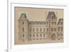 Sketch for the Reconstruction of the Paris City Hall-Gabriel Davioud-Framed Giclee Print