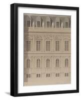 Sketch for the Reconstruction of the Paris City Hall-Gabriel Davioud-Framed Giclee Print