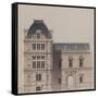 Sketch for the Reconstruction of the Paris City Hall-Gabriel Davioud-Framed Stretched Canvas