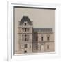 Sketch for the Reconstruction of the Paris City Hall-Gabriel Davioud-Framed Giclee Print