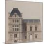 Sketch for the Reconstruction of the Paris City Hall-Gabriel Davioud-Mounted Giclee Print