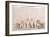 Sketch for the Staging of Groups of Figures in 'Il Solimano'-Jacques Callot-Framed Giclee Print