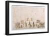 Sketch for the Staging of Groups of Figures in 'Il Solimano'-Jacques Callot-Framed Giclee Print