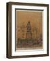 Sketch for 'The Statue of Duquesne, Dieppe'-Walter Richard Sickert-Framed Giclee Print