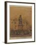 Sketch for 'The Statue of Duquesne, Dieppe'-Walter Richard Sickert-Framed Giclee Print