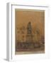 Sketch for 'The Statue of Duquesne, Dieppe'-Walter Richard Sickert-Framed Giclee Print