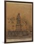 Sketch for 'The Statue of Duquesne, Dieppe'-Walter Richard Sickert-Framed Giclee Print