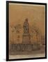 Sketch for 'The Statue of Duquesne, Dieppe'-Walter Richard Sickert-Framed Giclee Print