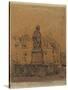 Sketch for 'The Statue of Duquesne, Dieppe'-Walter Richard Sickert-Stretched Canvas