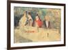 Sketch for 'The Supper', 1887-Henri de Toulouse-Lautrec-Framed Giclee Print