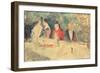 Sketch for 'The Supper', 1887-Henri de Toulouse-Lautrec-Framed Giclee Print