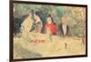 Sketch for 'The Supper', 1887-Henri de Toulouse-Lautrec-Framed Giclee Print