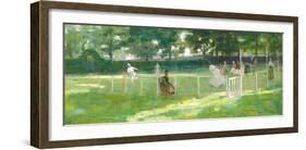 Sketch For The Tennis Party-Sir John Lavery-Framed Premium Giclee Print