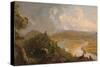 Sketch for View from Mt Holyoke, Northampton, Massachusetts, after a Thunderstorm (The Oxbow), 1836-Thomas Cole-Stretched Canvas