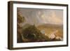 Sketch for View from Mt Holyoke, Northampton, Massachusetts, after a Thunderstorm (The Oxbow), 1836-Thomas Cole-Framed Giclee Print