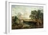 Sketch for 'View on the Stour, Near Dedham' 1821-22-John Constable-Framed Giclee Print