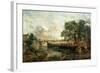 Sketch for 'View on the Stour, Near Dedham' 1821-22-John Constable-Framed Giclee Print