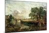 Sketch for 'View on the Stour, Near Dedham' 1821-22-John Constable-Mounted Giclee Print