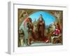 Sketch for 'Wycliffe Reading His Translation', 1847-Ford Madox Brown-Framed Giclee Print