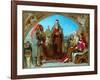 Sketch for 'Wycliffe Reading His Translation', 1847-Ford Madox Brown-Framed Giclee Print