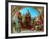 Sketch for 'Wycliffe Reading His Translation', 1847-Ford Madox Brown-Framed Giclee Print