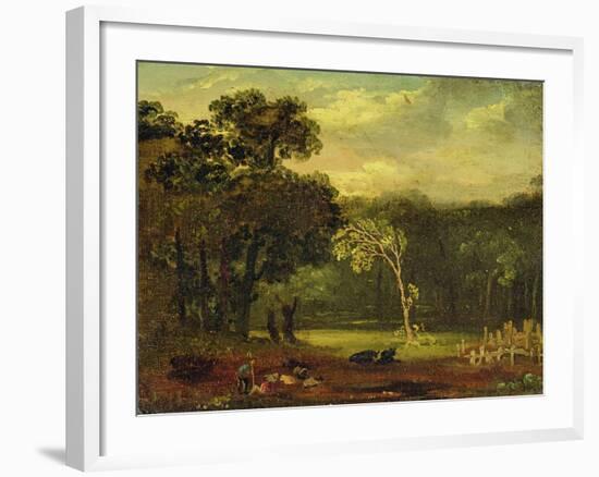 Sketch from Nature in Sion Park, 1819-Samuel Palmer-Framed Giclee Print