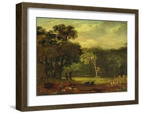 Sketch from Nature in Sion Park, 1819-Samuel Palmer-Framed Giclee Print