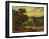 Sketch from Nature in Sion Park, 1819-Samuel Palmer-Framed Giclee Print