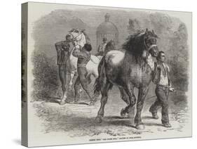 Sketch from The Horse Fair-Rosa Bonheur-Stretched Canvas