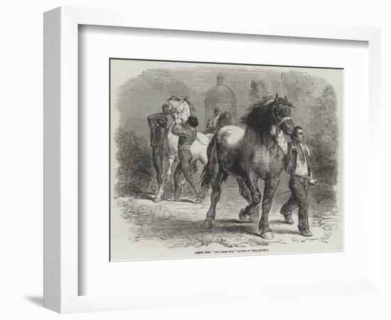 Sketch from The Horse Fair-Rosa Bonheur-Framed Giclee Print