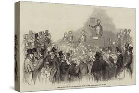 Sketch from the Sale of Shakespere's House, at the Auction Mart, 16 September 1847-null-Stretched Canvas