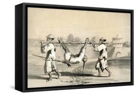 Sketch from the Wall on the Morning after the Grand Attack, China, 19th Century-M & N Hanhart-Framed Stretched Canvas