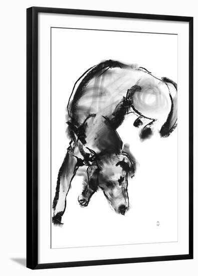 Sketch in Motion - Calm-Manny Woodard-Framed Giclee Print