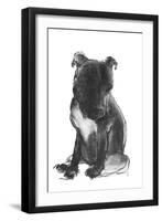 Sketch in Motion - Contemplate-Manny Woodard-Framed Giclee Print