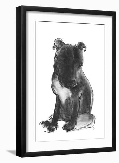 Sketch in Motion - Contemplate-Manny Woodard-Framed Giclee Print