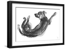 Sketch in Motion - Twist-Manny Woodard-Framed Giclee Print