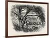 Sketch in the Alameda, Gibraltar-null-Framed Giclee Print