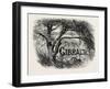 Sketch in the Alameda, Gibraltar-null-Framed Giclee Print