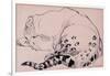 Sketch, Leopard, London Zoo 2005-Joan Thewsey-Framed Premium Giclee Print