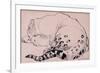 Sketch, Leopard, London Zoo 2005-Joan Thewsey-Framed Giclee Print