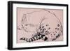 Sketch, Leopard, London Zoo 2005-Joan Thewsey-Framed Giclee Print