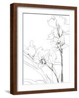 Sketch Lines - Bloom-Kristine Hegre-Framed Giclee Print